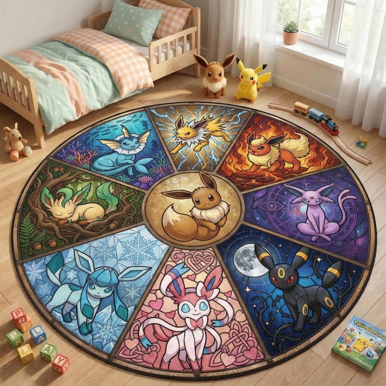 3D Anime Art Rug: Non-slip Soft Polyester - Etsy