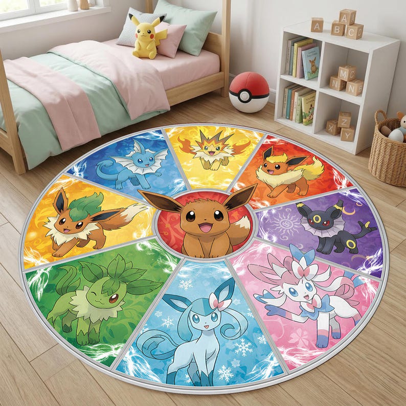 3D Anime Art Rug: Non-slip Soft Polyester - Etsy