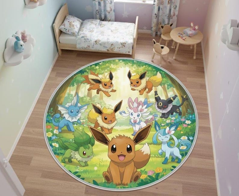 3D Anime Art Rug: Non-slip Soft Polyester - Etsy