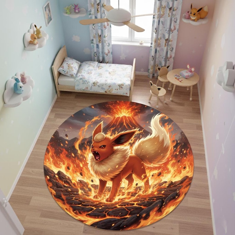 3D Anime Art Rug: Non-slip Soft Polyester - Etsy