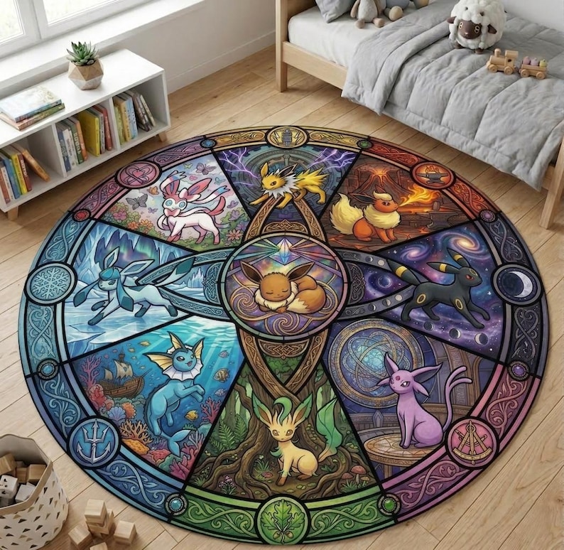 3D Anime Art Rug: Non-slip Washable Soft Polyester - Etsy