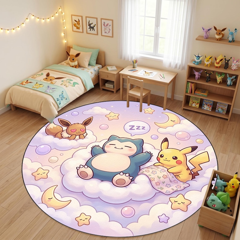 3D Anime Art Rug: Non-slip Soft Polyester - Etsy