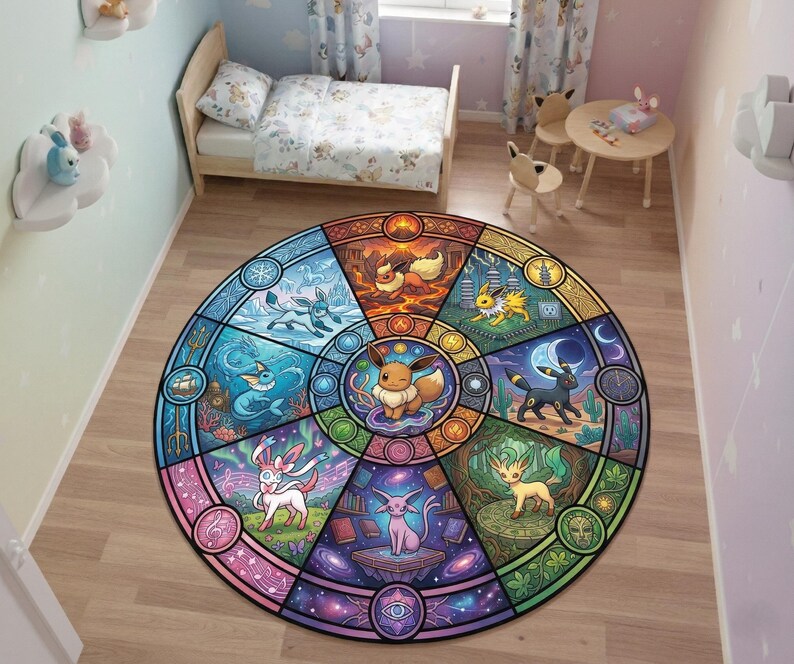 3D Anime Art Rug: Non-slip Soft Polyester - Etsy