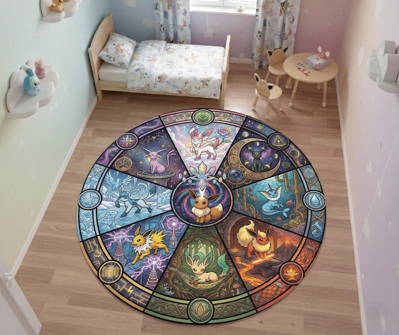 3D Anime Art Rug: Non-slip Soft Polyester - Etsy