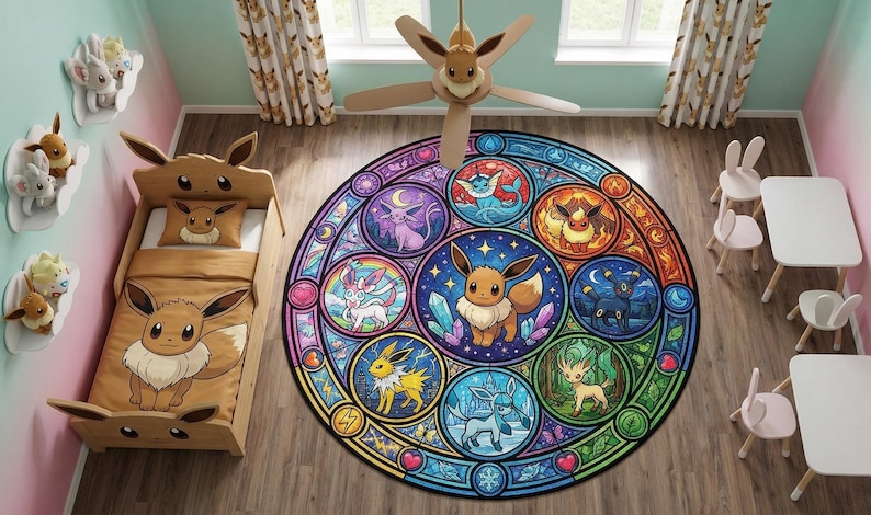 3D Anime Art Rug: Non-slip Soft Polyester - Etsy