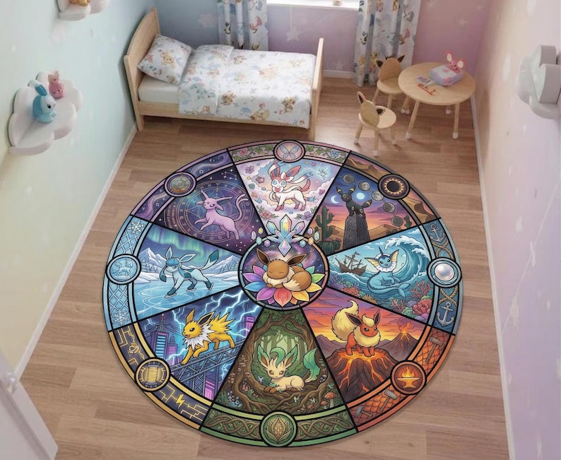 3D Anime Art Rug: Non-slip Soft Polyester - Etsy