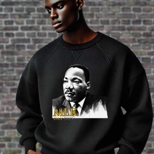 MLK Day 2025 Digital Art | Martin Luther King Jr. Inspirational Design | Black History SVG & PNG