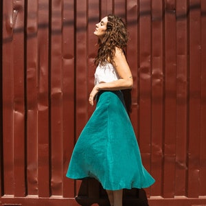 Green swing skirt deals