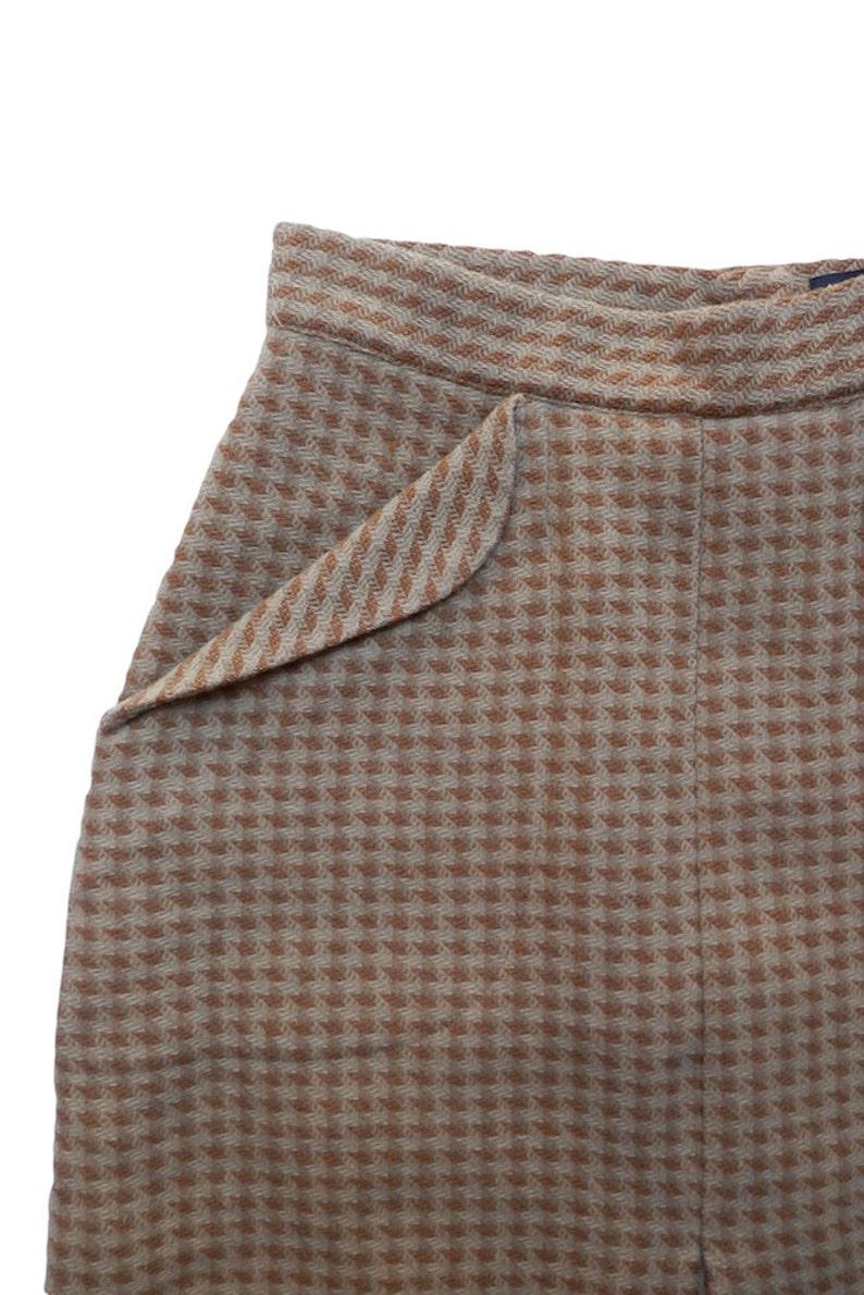 SALE Inverted Pleat Tweed Skirt /'Firefly Skirt/' in bracken