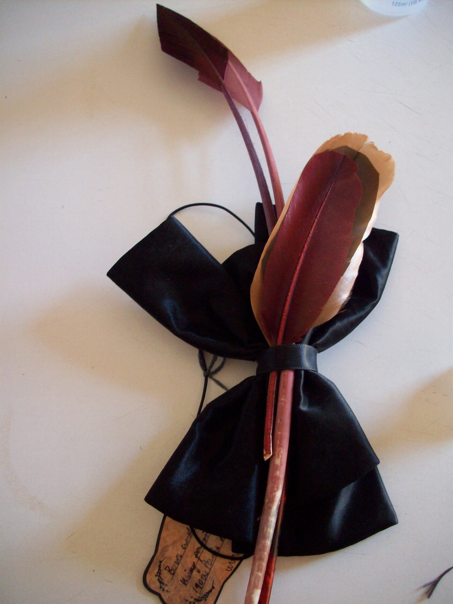 Bows and Arrows BOW AND FEATHER Headpiece Etsy