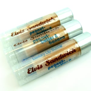 Elvis Sandwich - peanut butter and banana - One Shea Lip Butter