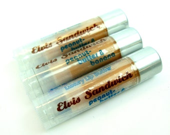 Elvis Sandwich - peanut butter and banana - One Shea Lip Butter