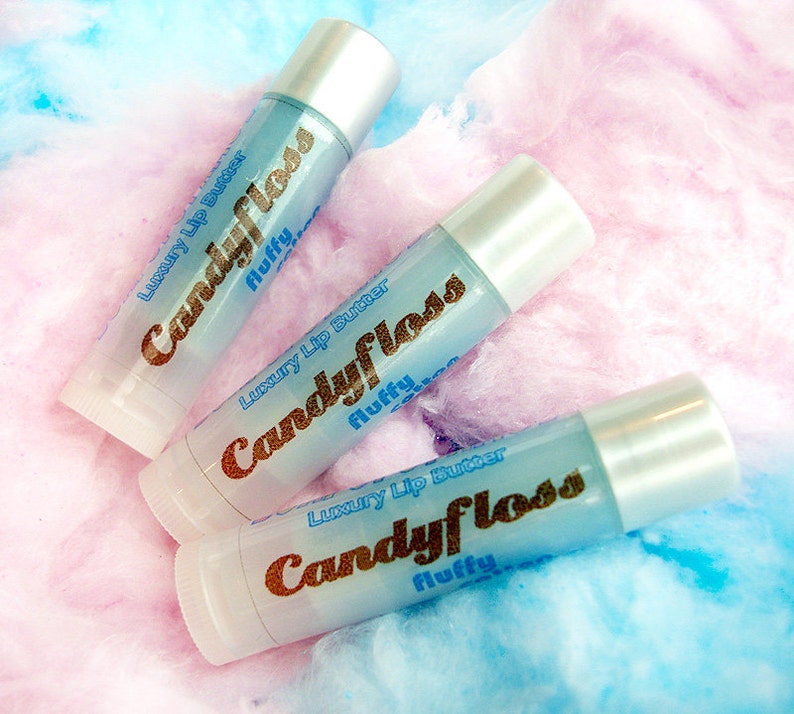 Candyfloss fluffy cotton candy One Shea Lip Butter image 1
