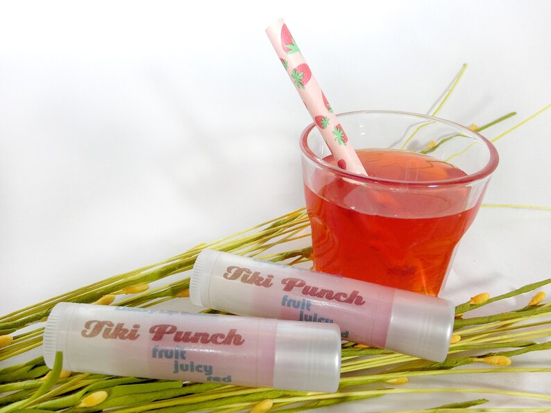 Tiki Punch fruit juicy red One Shea Lip Butter image 1