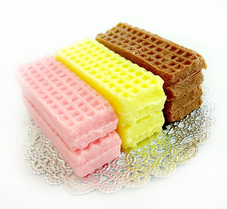 Sugar Wafer Cookies Mini Guest Soaps Etsy