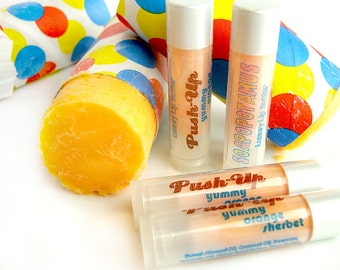 Push-Up - orange sherbet push-pop  - One Shea Lip Butter