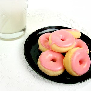 Half Dozen - Pink Frosted - Mini Donut Soap 6-pack