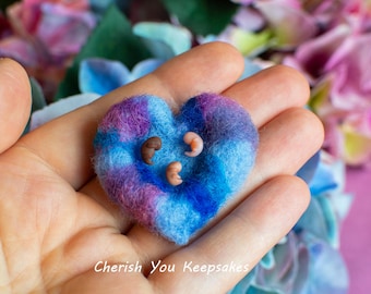 5 Week Gestation Embryo Sculpture – Handmade Honor Memorial Keepsake – Pregnancy Loss – Miscarriage Memento