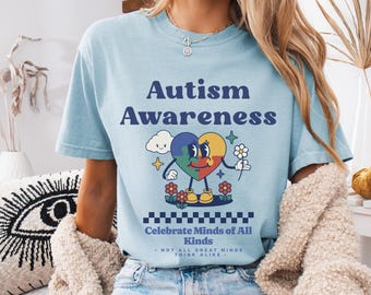 Maglietta per la consapevolezza dell'autismo Maglietta per l'accettazione dell'autismo Regali SLP per insegnanti di autismo Maglietta per la neurodiversità BCBA RBT per logopedia Orgoglio autistico