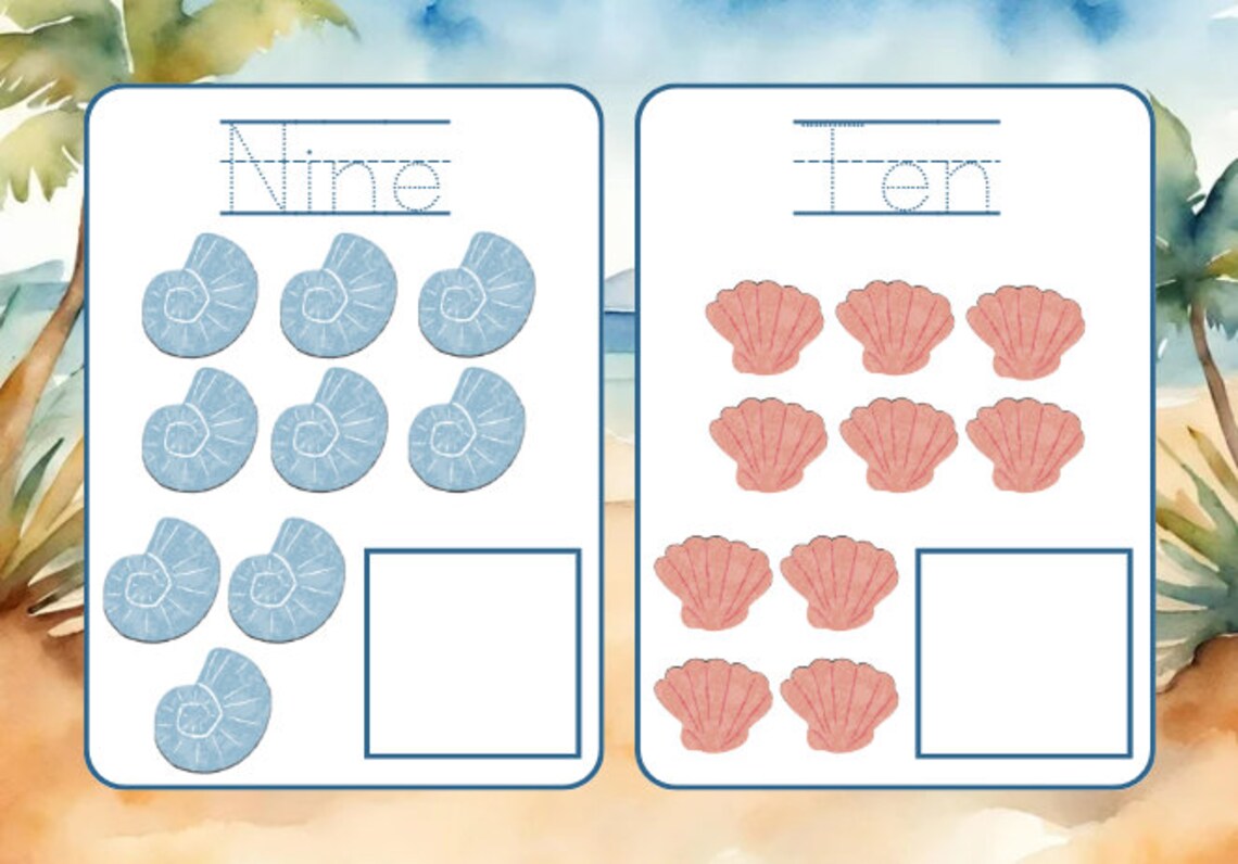 Ocean Abc's Busy Books for Kids Printable Worksheet - Etsy