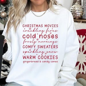 Christmas Sweatshirt: Garment-Dyed Cotton-Blend Fleece