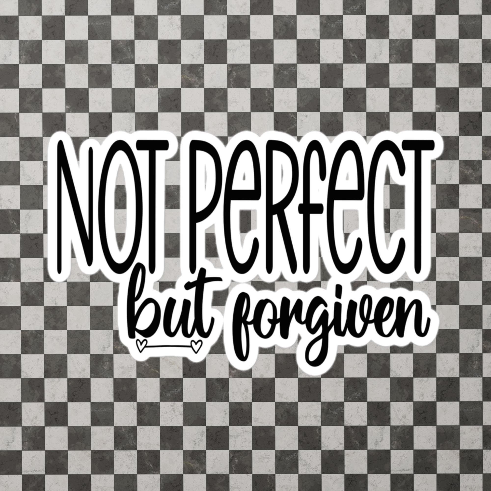 Forgiven Sticker Forgiven Sticker, Bubble-free Vinyl Decal - Etsy