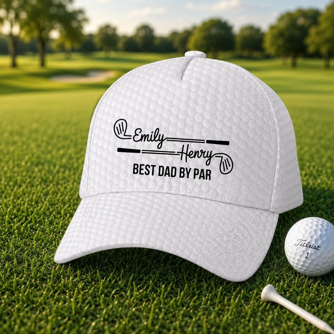 Personalized Best Dad by Par Cap for Dad, Father's Day Goft Gift, Best ...