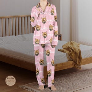 Custom Face Print Pajama Set: Personalized Photo Sleepwear