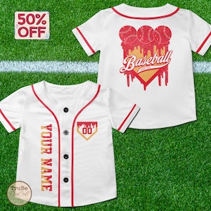 Personalisierte Eis Baseball Jersey für Männer Frauen Jugend Kind, Benutzerdefinierte Baseball Drip Passendes Familien-Shirt, 2025 Sommer Trending Outfit