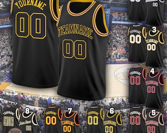 Basketbalshirt op maat voor heren dames – gepersonaliseerde naam en nummer teamuniform – mouwloze zwarte sporttanktop met mesh voor wedstrijd of cadeau
