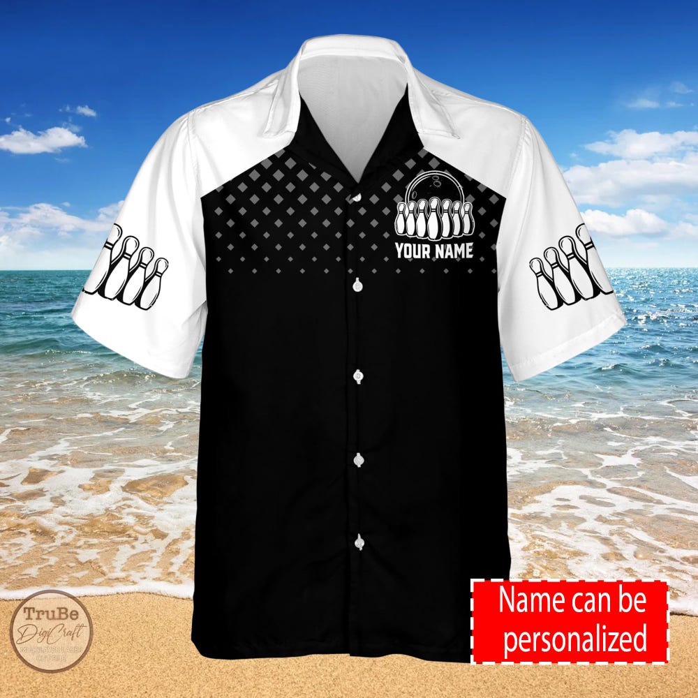 Personalized Bowling Team Hawaii Shirt For Men Women, Custom Name Bowling Team Aloha Shirt, Summer Party Outfit, Bowling Gifts,Bowling Team Alwasky