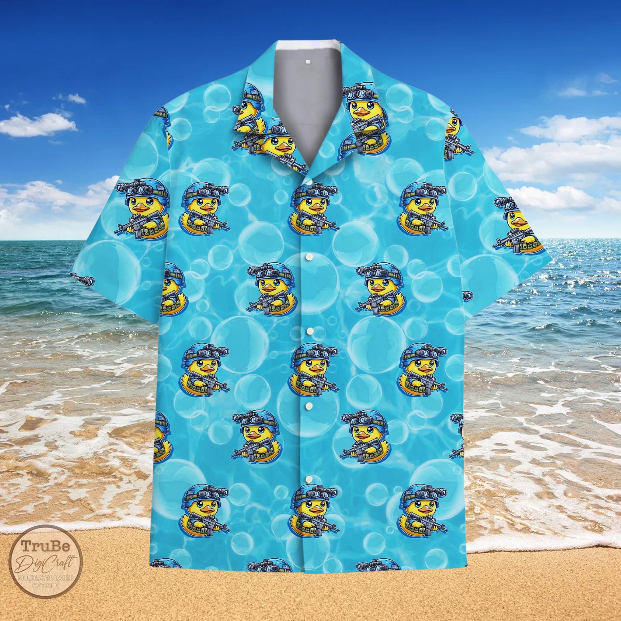 トップス HUMAN MADE Duck Aloha Shirt \"Blue\" HUMAN MADE Duck Aloha Shirt Blue