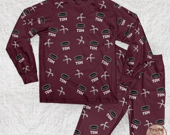 Personalisiertes Pyjama-Set mit Name & Gesicht, Sport Geschenk