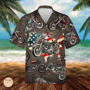 Harley Davidson Summer Hawaiian Shirt VD066 - ClassicBike Shop