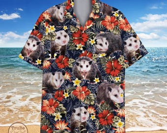 Koszula hawajska Tropical Opossum: Letni styl Aloha Beach