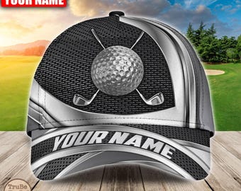 Cappellino da golf con nome personalizzato: regalo personalizzato per golfisti ricamato