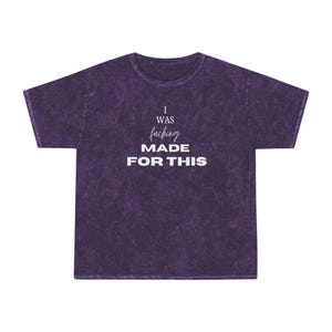 Destiny Mineral Wash T-Shirt, Fate Apparel, Born for This Tee, Divine Purpose Shirt, Calling Clothing, Unisex Unique Design Top