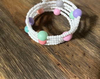 Kids memory wire bracelet