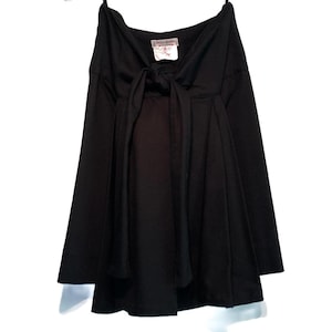 Vintage 90s Yves Saint Laurent Rive Gauche Black Skirt - FR 38