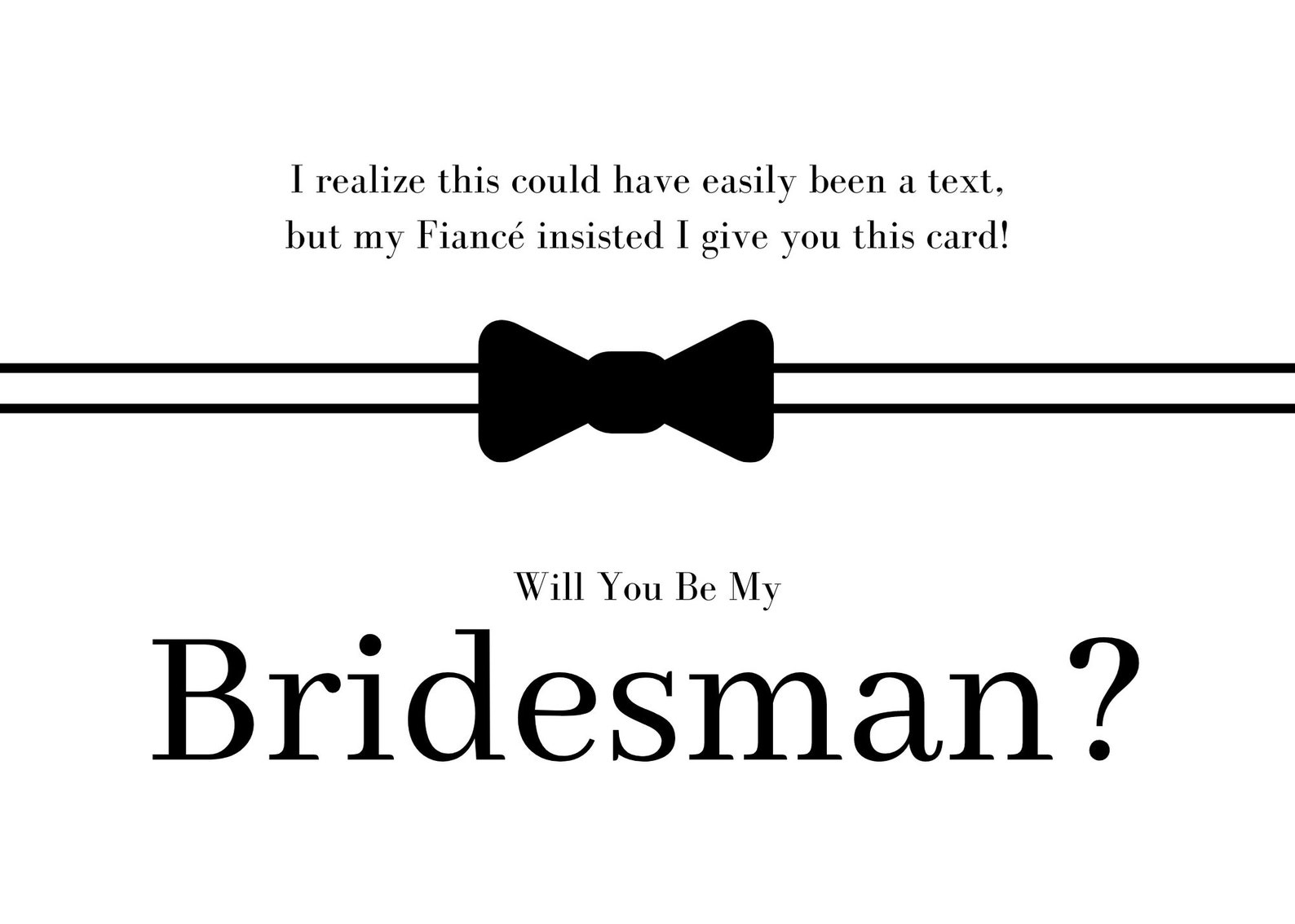 Groomsmen Proposal Card Funny Proposal Card Funny Groomsmen Etsy