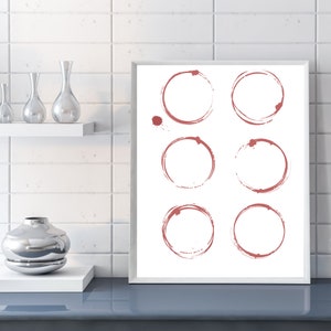 Wein Kunst - 6 Drucke, Wein Kunst, Wein Liebhaber Geschenk, Wein Druck, Wein Malerei, Wein Dekor, Wein Wand Kunst, Wein Poster, Wein Wand Kunst Digital