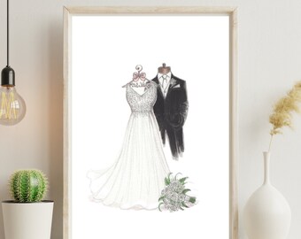 Personal First Anniversary Gift, Personal First Anniversary, Wallart For First Anniversary Gift, First Year of Marriage, First Year