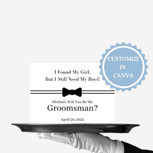 Ich habe mein Mädchen gefunden, ich brauche immer noch meine Jungen, Groomsman-Vorschlagskarte, werden Sie mein Trauzeuge sein, werden Sie mein Trauzeuge sein, werden Sie meine Trauzeugen sein
