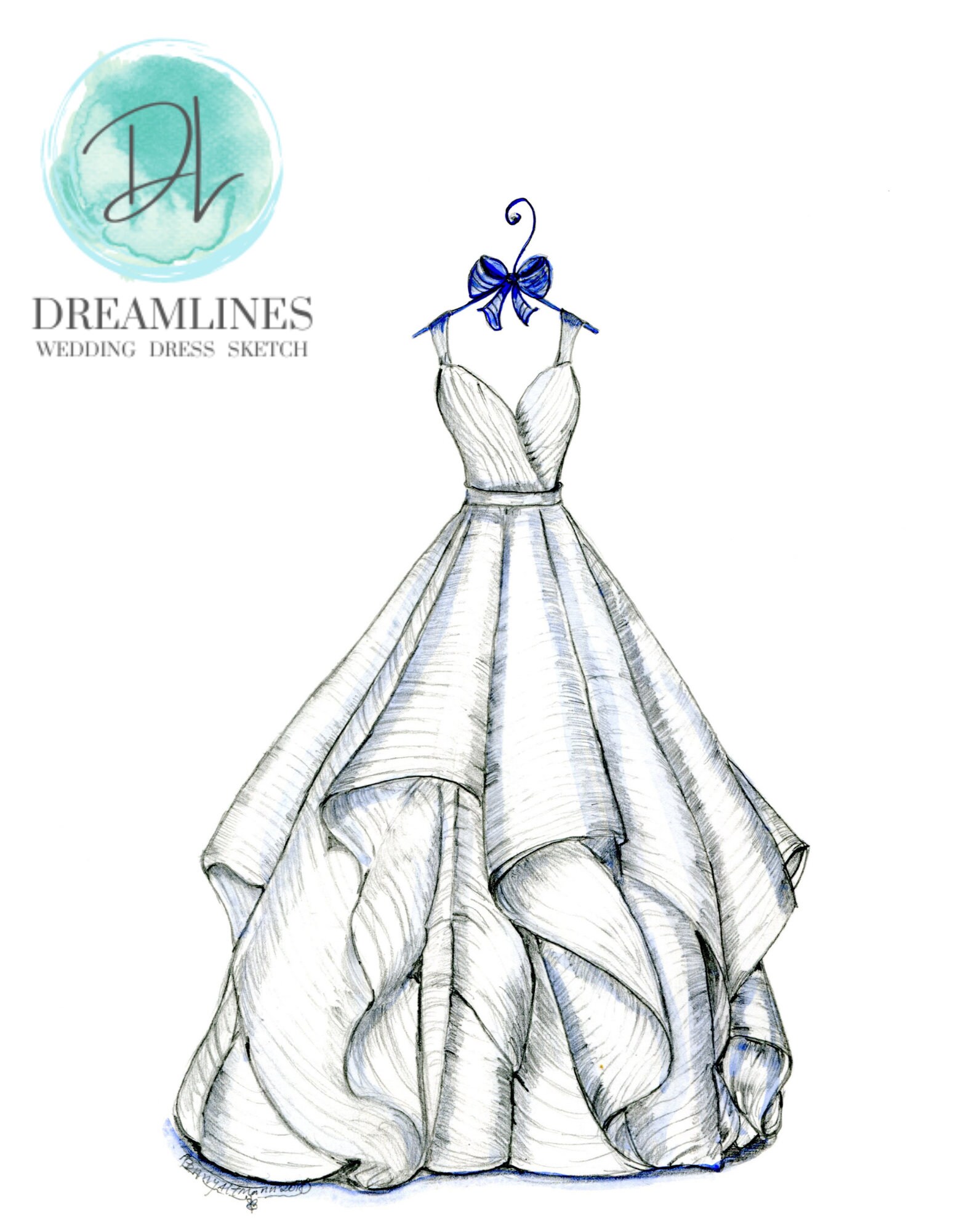 Wedding Dress Drawings And Designs