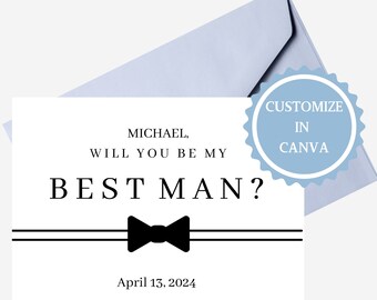 Groomsmen Proposal Card, Funny Proposal Card, Funny Groomsmen Proposal Card, Best Man Proposal, Could Have Been A Text