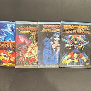 Urotsukidoji - LEGEND OF OVERFIEND: Legend of the Demon Womb, Inferno Road, Return of Overfriend DvD Bundle - 4 Dvds