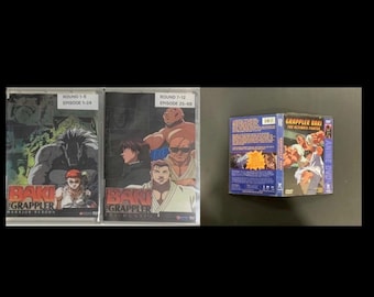 GRAPPLER BAKI - Serie completa y la película El luchador definitivo: DVD Película + Serie de Baki