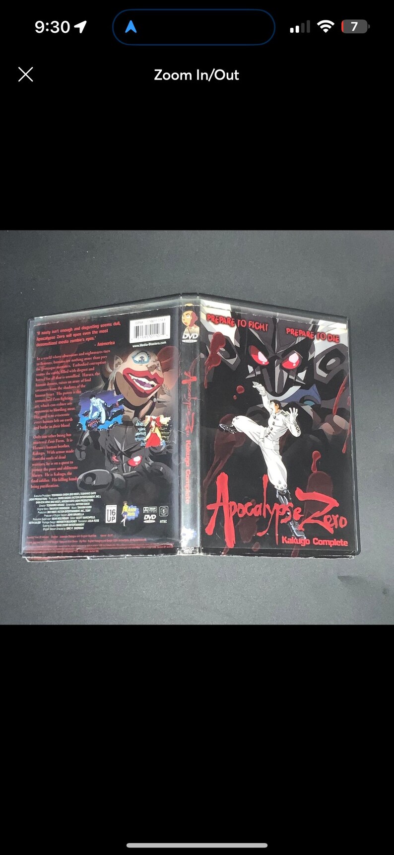 Apocalypse Zero Apocalypse Zero : DVD Kakugo Complete - Etsy