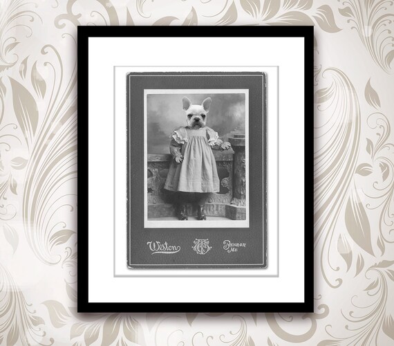 French bulldog funny dog art fun dog wall art french bulldog lover