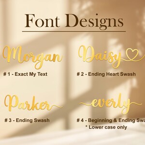font designs for a website